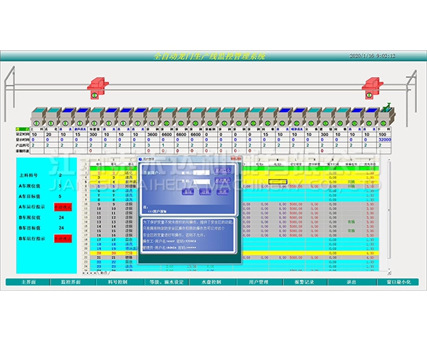 太原全自动龙门生产线监控管理系统